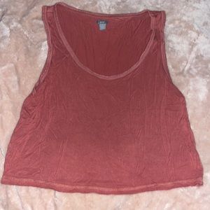 Aerie- tank top, scoop neck, crop top, loose fit!